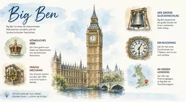 Vorschau - Arbeitsblätter - Arbeitsblätter zum Thema "Big Ben" + Lösung & MP3 + Infografik - Seite 3