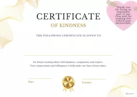 Vorschau - Arbeitsblätter - Schuljahresende Auszeichnungen Englisch (end of the year certificate) - Seite 1