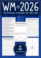 Vorschau - Stundenentwürfe - WM 2026 - Kritische Auseinandersetzung: Proteste in Mexiko - Lesetext & Aufgaben - Deckblatt