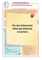 Vorschau - Merkblätter - Innerer Monolog - Methodenhandout - Deckblatt