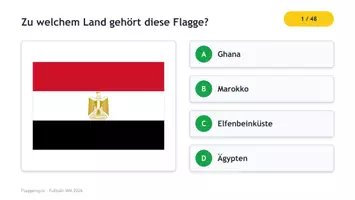 Vorschau - Präsentationen/Tafelbilder - WM 2026 Flaggenquiz – interaktive Power-Point mit Selbstkontrolle - Seite 3