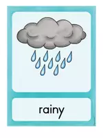Vorschau - Bildkarten - Weather Flashcards & Bildkarten Englisch I Weather Vocabulary Cards ESL/EFL - Seite 2