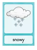 Vorschau - Bildkarten - Weather Flashcards & Bildkarten Englisch I Weather Vocabulary Cards ESL/EFL - Seite 3
