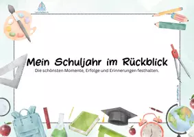 Vorschau - Arbeitsblätter - Mein Schuljahr im Rückblick - Seite 1