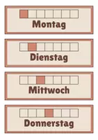 Vorschau - Poster - Tagestransparenz Wochentage Gross- und Kleinbuchstaben - Seite 2