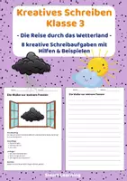 Vorschau - Stundenentwürfe - Materialpaket Kreatives Schreiben Klasse 3 Abenteuer - 5 Materialien (Set 2) - Seite 1