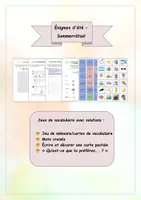 Vorschau - Arbeitsblätter - Materialpaket Sommerferien | Vacances d'été | Französisch - Seite 1