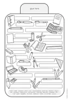 Vorschau - Arbeitsblätter - SCHOOL THINGS - In my schoolbag (Vocabulary Craftivity) - Seite 3