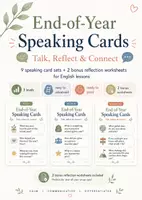 Vorschau - Arbeitsblätter - End-of-Year Speaking Cards | Englisch Sprechanlässe zum Schuljahresende - Deckblatt