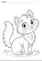 Aperçu - Affichage - les chats pages à colorier - Page 1