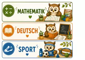 Vorschau - Präsentationen/Tafelbilder - Tagestransparenz Eulenklasse - Klassentier Eule - Seite 3
