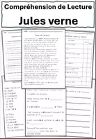 Aperçu - Feuilles d'exercices - jules verneCompréhension de Lecture - Page de couverture