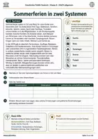Vorschau - Arbeitsblätter - Sommerferien in Ost und West Alltag Reisen und Freizeit vergleichen - Seite 2