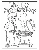 Vorschau - Arbeitsblätter - Father's Day Coloring Sheets | Cute Pun Pages, Superhero & Trophy Activities - Seite 2