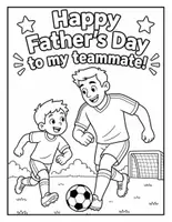 Vorschau - Arbeitsblätter - Father's Day Coloring Sheets | Cute Pun Pages, Superhero & Trophy Activities - Seite 3