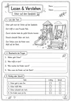 Vorschau - Arbeitsblätter - Feriengruß Leseblätter – 1./2. Klasse 📖🎨 - Seite 3