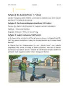 Vorschau - Test - Klausur Automaten und Zustandsdiagramme - Deckblatt