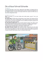 Vorschau - Arbeitsblätter - Automaten in der Informatik - Die schlaue Fahrradschranke - Deckblatt