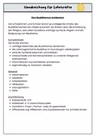 Vorschau - Stationenlernen - Stationenarbeit: Buddhismus entdecken (Klasse 3/4) - Seite 1
