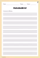 Vorschau - Arbeitsblätter - Notenpapier - Seite 3