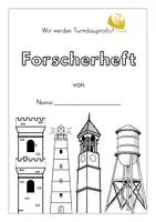 Vorschau - Arbeitsblätter - Forschertagebuch Türme - Deckblatt