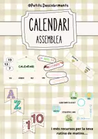 Vista previa - Decoración del aula - Rutina de matins_Assemblea_Calendari - Portada