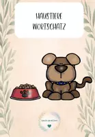 Vorschau - Arbeitsblätter - Wortschatz-Haustiere Wörter-lernen-merken - Deckblatt