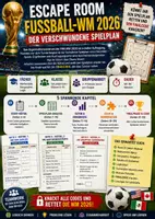 Vorschau - Unterrichtsreihen - Escape Room Fußball-WM 2026 – Der verschwundene Spielplan | Sekundarstufe I (Klasse 5–9) - Deckblatt
