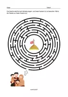 Vorschau - Arbeitsblätter - 🌙Aschura Labyrinth | Spielerisches Lernen im Muharram | Aschura für Kinder | Muharram für Kinder - Seite 1