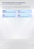 Vorschau - Unterrichtsreihen - Data Analysis Escape Room World Cup 2026 | The Manipulated Competition | Grades 10–12 - Seite 1