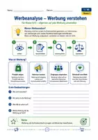 Vorschau - Stundenentwürfe - Werbeanalyse einfach erklärt – Arbeitsblätter mit Lösungen für Klasse 9/10 | Werbung untersuchen & bewerten - Seite 2