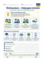 Vorschau - Stundenentwürfe - Werbeanalyse einfach erklärt – Arbeitsblätter mit Lösungen für Klasse 9/10 | Werbung untersuchen & bewerten - Seite 3