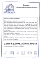 Vorschau - Arbeitsblätter - Escape - Das verlassene Herrenhaus - Grundbegriffe Mathe - Seite 2