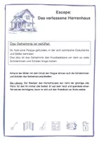 Vorschau - Arbeitsblätter - Escape - Das verlassene Herrenhaus - Grundbegriffe Mathe - Seite 3