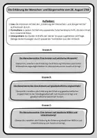 Vorschau - Arbeitsblätter - Die Erklärung der Menschen- und Bürgerrechte - Seite 2