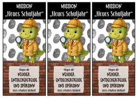 Vorschau - Anderer Materialtyp - Schulstart Willkommensgruß Dinoklasse Detektivstift - Seite 2