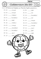 Vorschau - Arbeitsblätter - Fußball - Arbeitsblätter - Mix (Deutsch und Mathe/ Klasse 2) - Seite 2