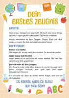 Vorschau - Fördermaterial/Inklusion - Zeugnis 1. Klasse | Das wahre Zeugnis | Erstes Zeugnis | Abschluss der 1. Klasse | Schuljahresende Grundschule | Zeugnisbeilage zum Schuljahresende - Seite 1
