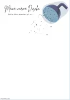 Vorschau - Arbeitsblätter - Warme Dusche - Deckblatt