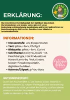 Vorschau - Arbeitsblätter - BMI Body-Mas-Index - Seite 1