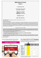 Vorschau - Arbeitsblätter - Mathe-Basics-Trainer Klasse 3 | Grundlagentraining für jeden Tag | 52 Wochenblätter mit 20 Aufgaben | mit Lösungen - Seite 1