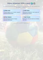 Vorschau - Arbeitsblätter - Kostenloses Fußball-WM-Projektheft Grundschule: Mein eigenes WM-Land – Kreatives Material Klasse 2–4 | 2026 - Seite 1