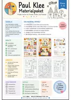 Vorschau - Stundenentwürfe - PAUL KLEE - KUNST - GRUNDSCHULE - qlixu - Deckblatt