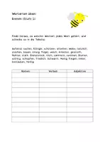 Vorschau - Arbeitsblätter - Materialpaket Wortarten - Tiere (Nomen/Verben/Adjektive) - Seite 1