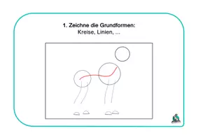 Vorschau - Arbeitsblätter - Hund zeichnen: 7 Schritte 🐶 AB & Tafel - Seite 2