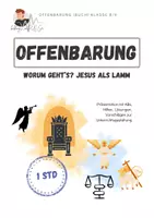 Vorschau - Arbeitsblätter - Worum geht's? Jesus als Lamm | Offenbarung (Buch) - Deckblatt