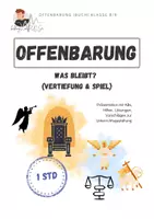 Vorschau - Arbeitsblätter - Was bleibt? (Vertiefung & Spiel) | Offenbarung (Buch) - Deckblatt