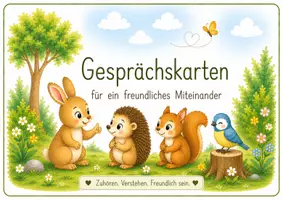 Vorschau - Arbeitsblätter - Gesprächskarten, Geschichte und Ausmalbilder für Kindergarten und Vorschule | Sozialkompetenz fördern | Friedenserziehung - Materialpaket - Seite 1