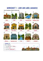 Vorschau - Arbeitsblätter - Places in Town – Wortschatz Aktivitäten Klasse 5 - Seite 3