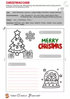Vorschau - Arbeitsblätter - Christmas Card – Differenzierte Schreibanlässe für Klasse 5 - Seite 2